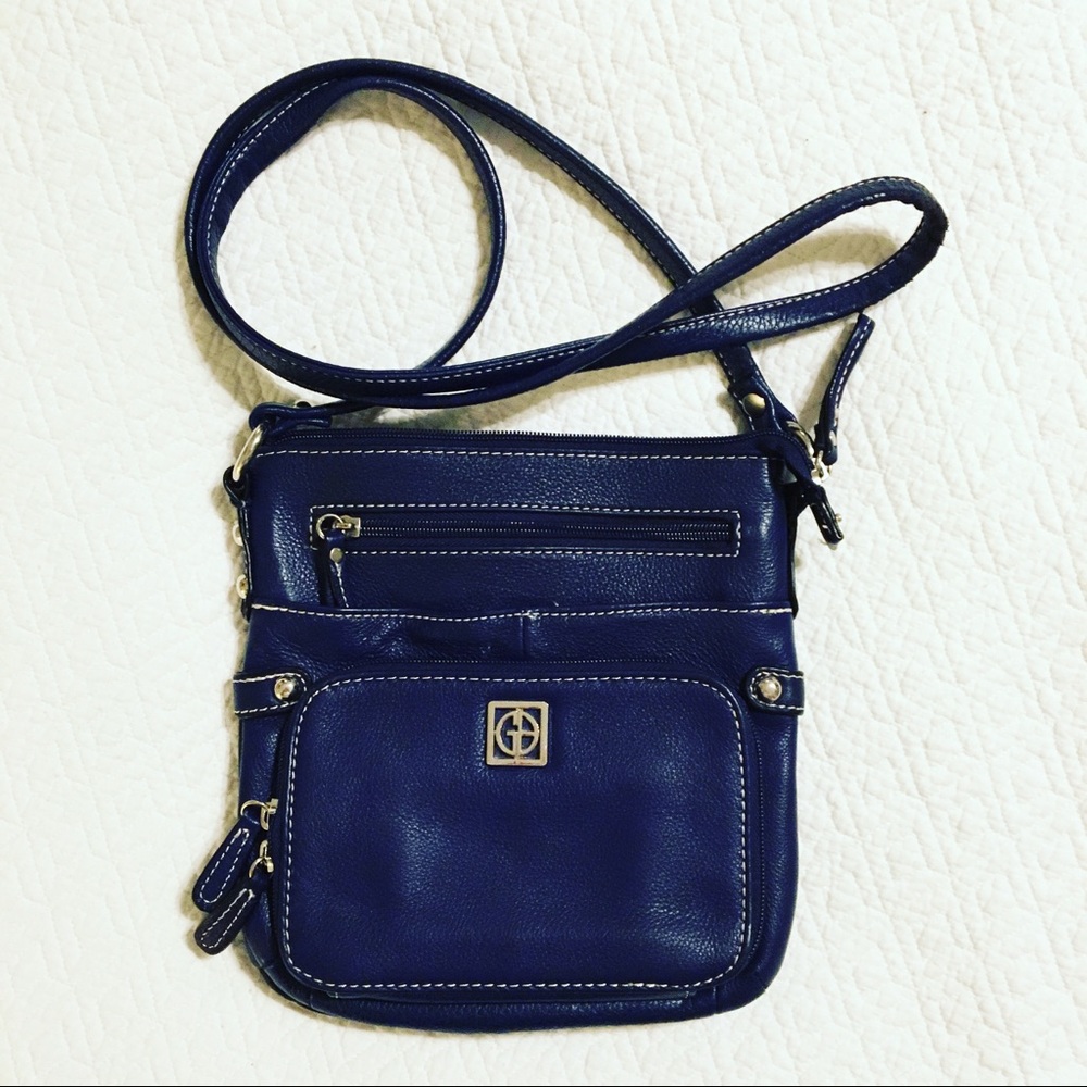 Leather Giani Bernini crossbody